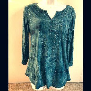 *DB 3/4 sleeve top with sequin detail ( in sale)